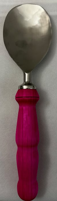 Hand Turned Stainless Steel Paddle Ice Cream Scoop 2