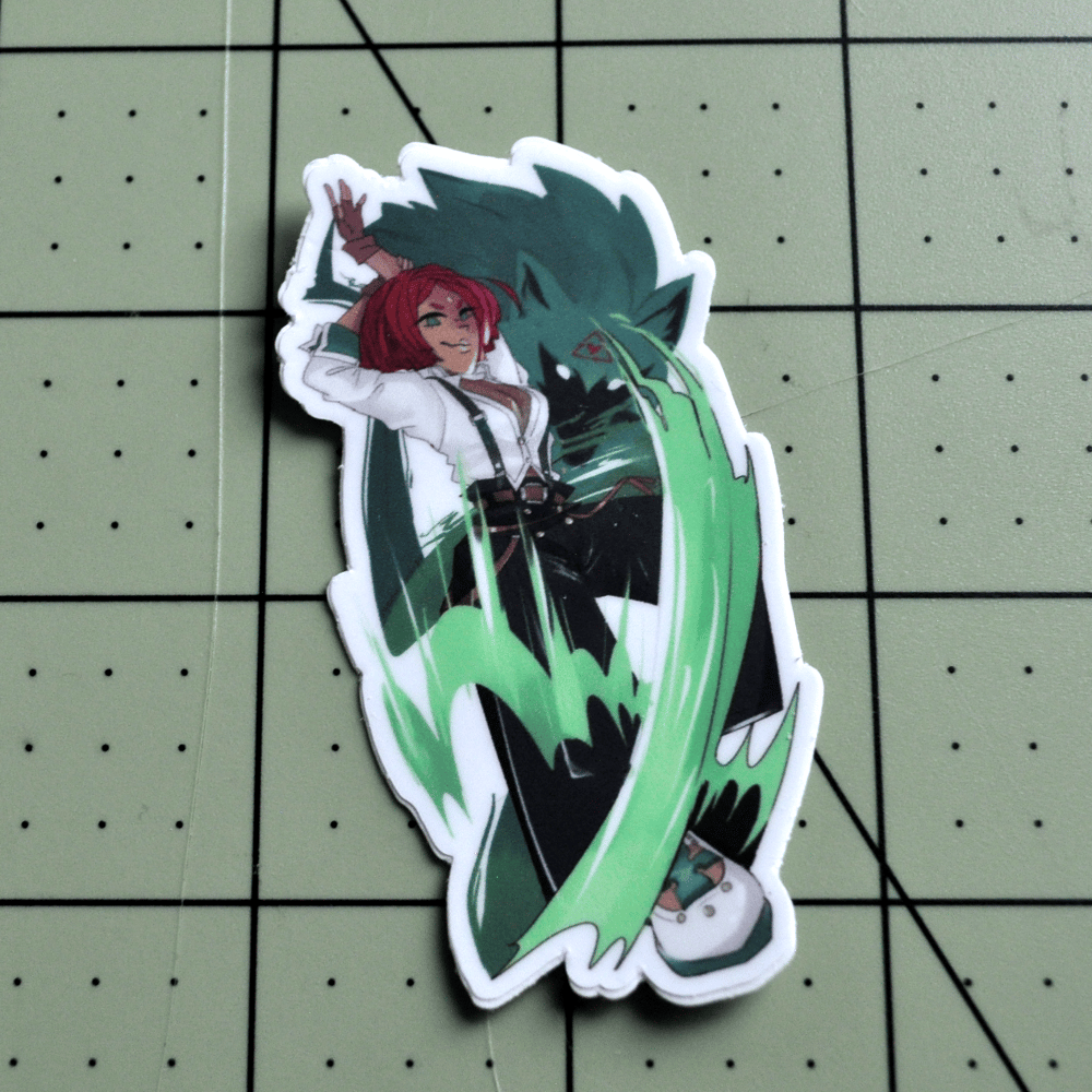 Image of GUILTY GEAR: Giovanna 3" Sticker