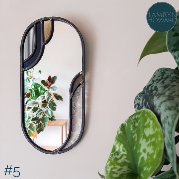 Image of Small Arch Deco Mirrors #5-6