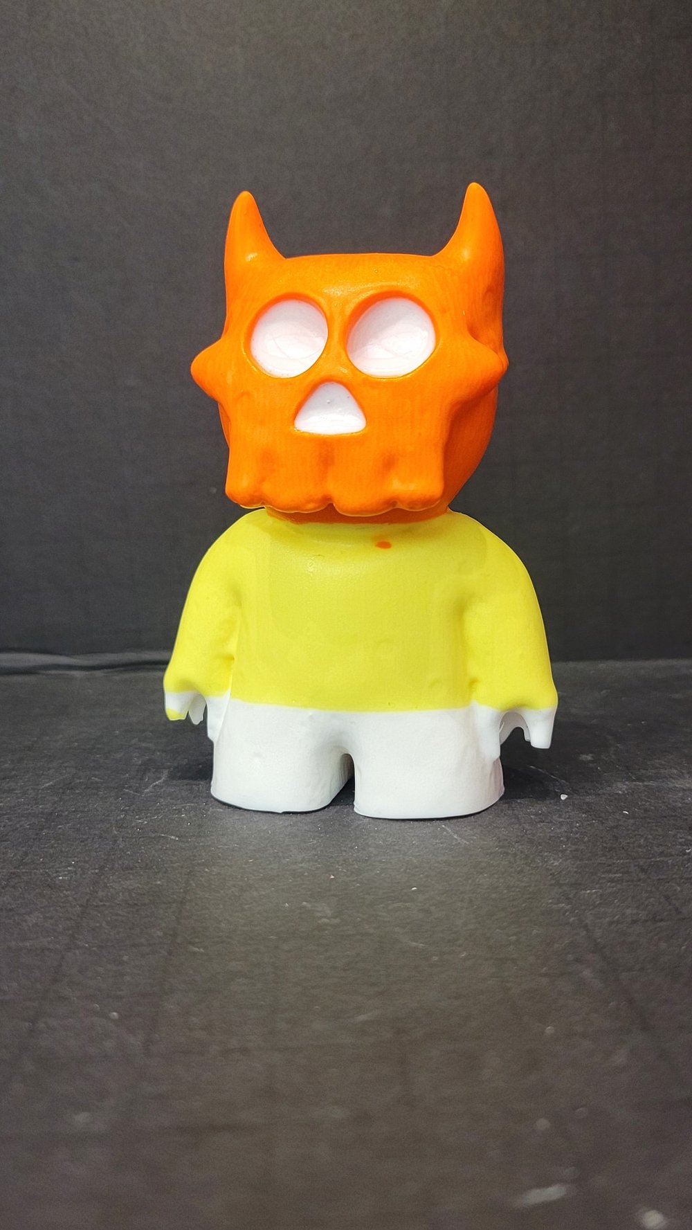 3" "Reverse Candy Corn" Resin Reaper