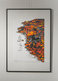 The Hot Lava Poster 50x70
