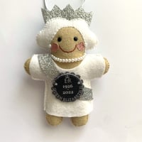 Image 2 of Queenie keepsake special edition decoration made to order