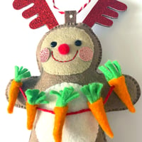 Image 1 of Gingerbread Rudie Decoration made to order