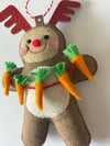 Gingerbread Rudie Decoration made to order