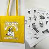 Totebag and sticker set "tattooflash"