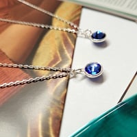 Image 3 of Blue Sapphire Necklace
