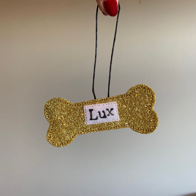 Cat and Dog Glitter Decorations