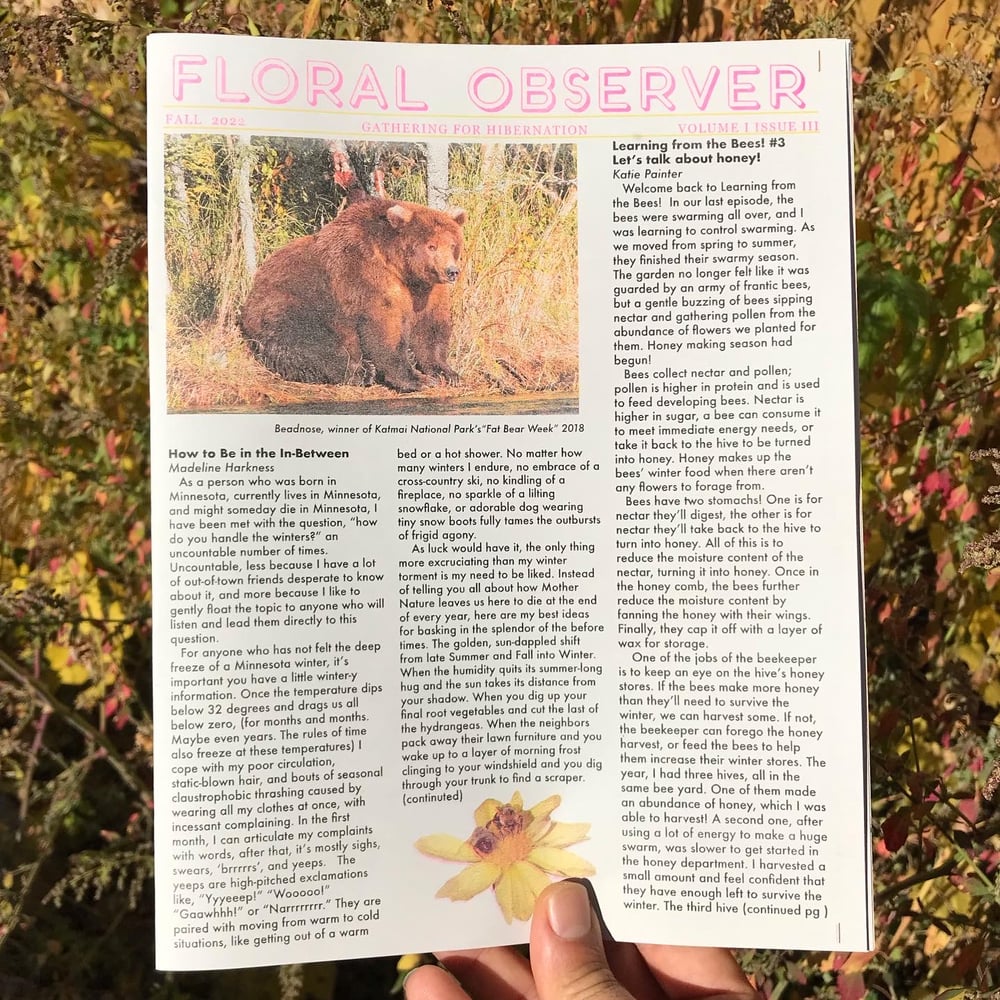  FLORAL OBSERVER Issue 3: Fall 2022