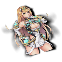Mythra Kisscut Sticker