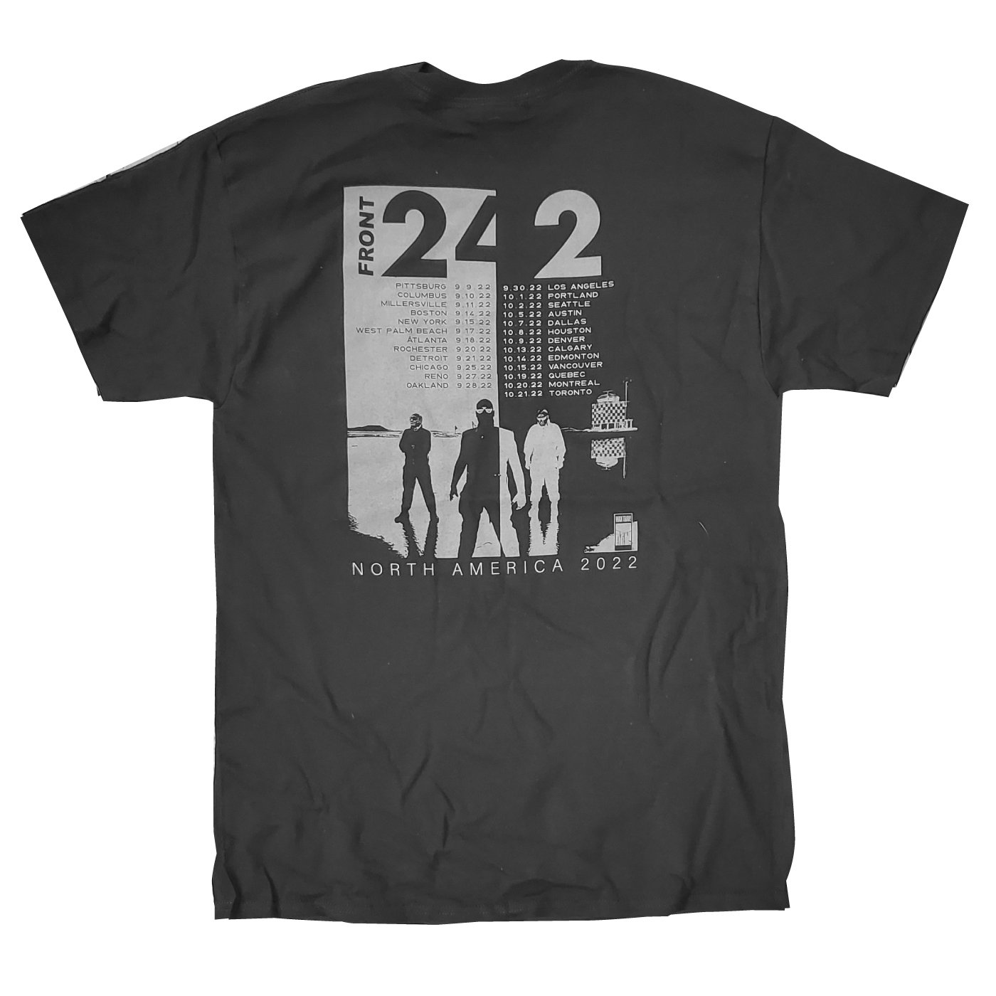 FRONT 242 - T-Shirt / US Tour - B2SQ1 | Wax Trax! Records