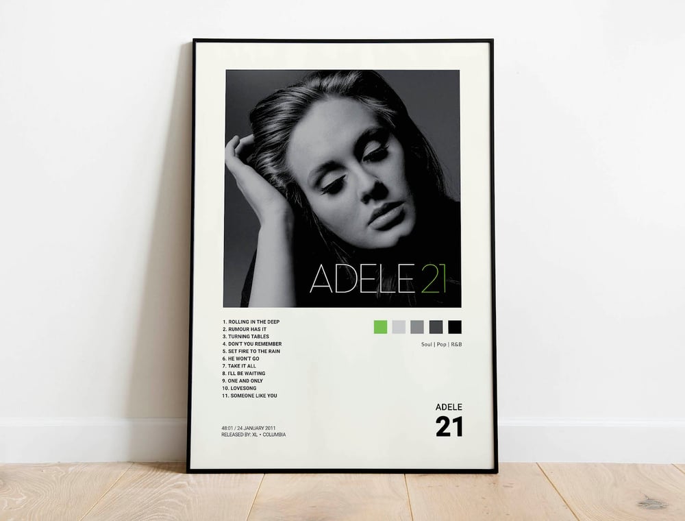 Adele - 21 Album Cover Poster