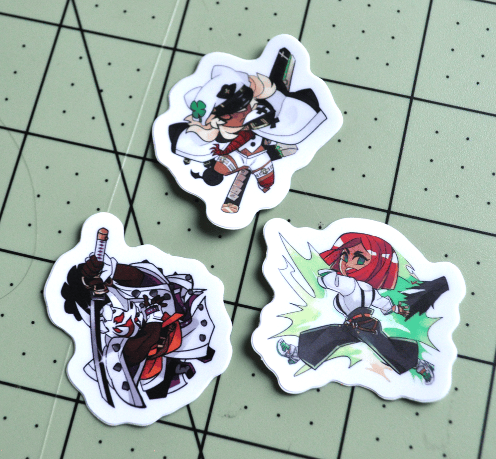 Image of GUILTY GEAR: 1.5" Stickers