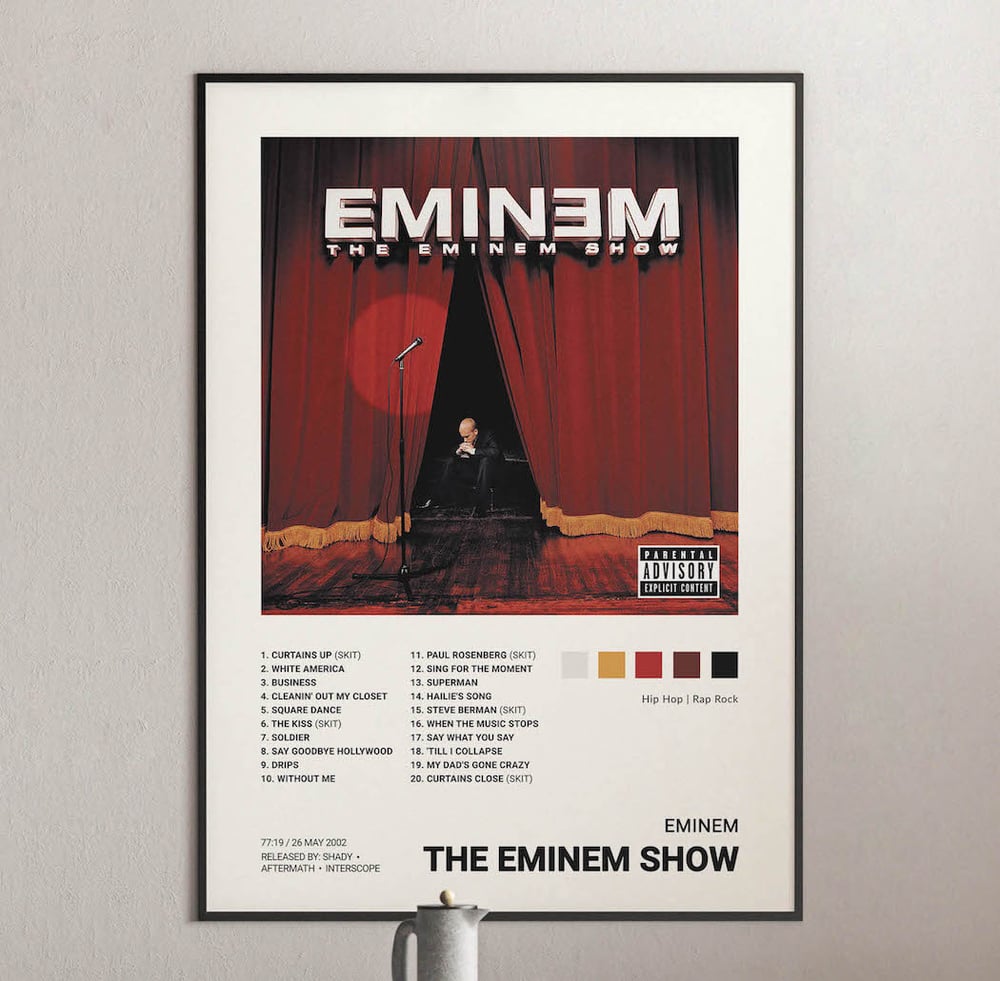 Eminem - The Eminem Show Album Cover Poster