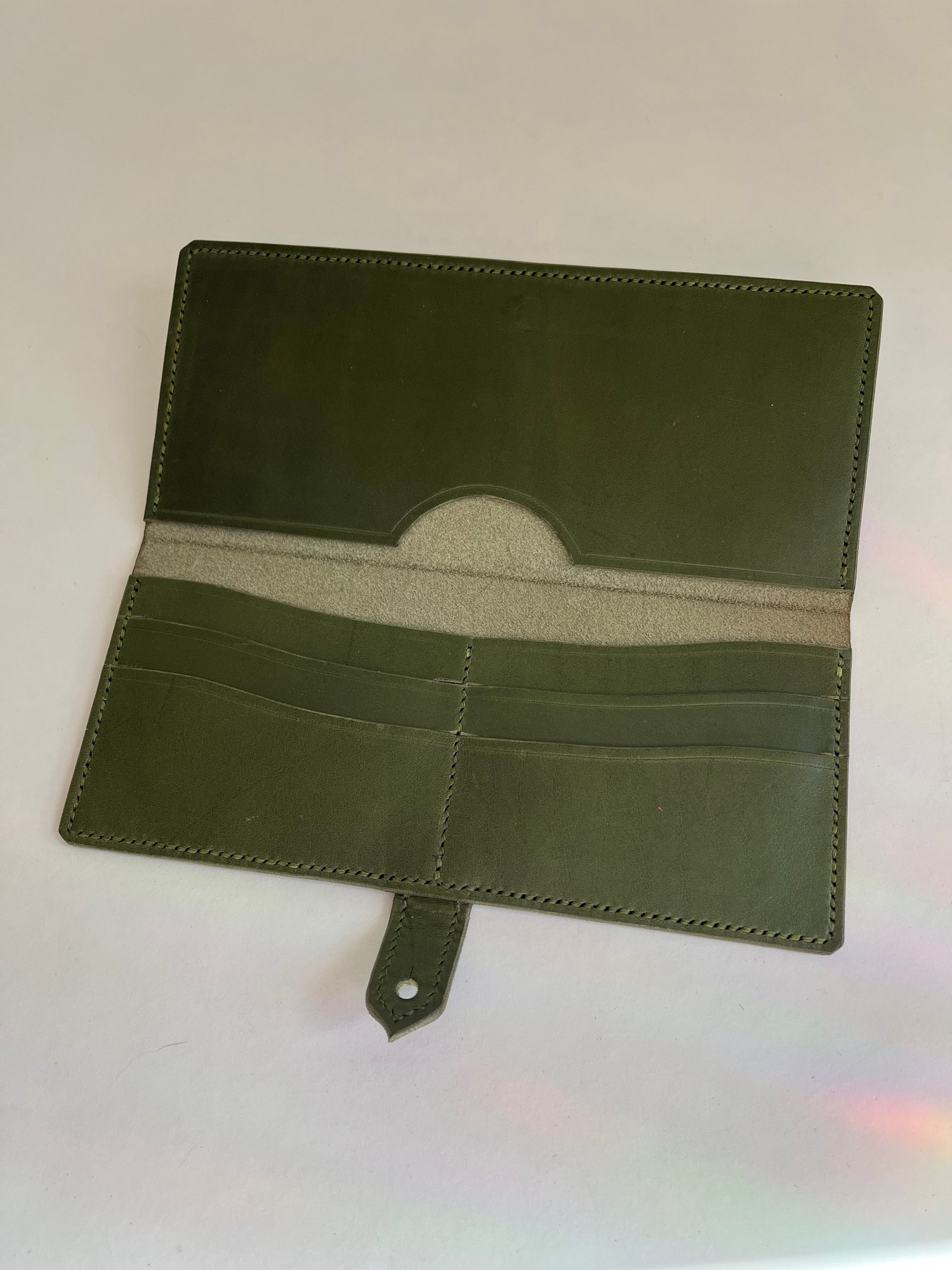 Image of Olive Buttero Long Wallet