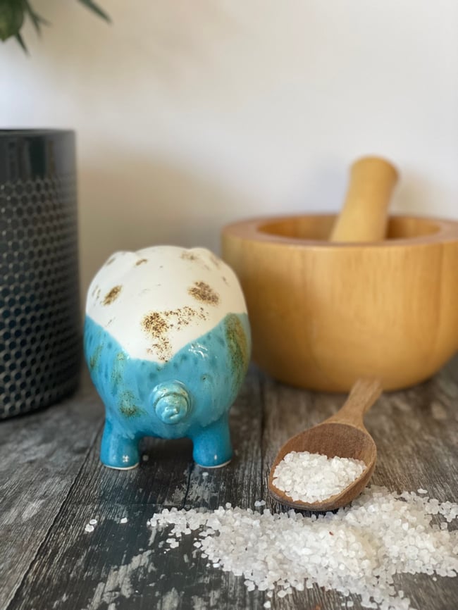 Salt Pig - turquoise 