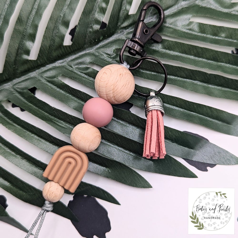 KEYRING: Boho Rainbow