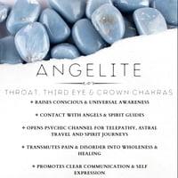Image 2 of Angelite Tumbled Stone 