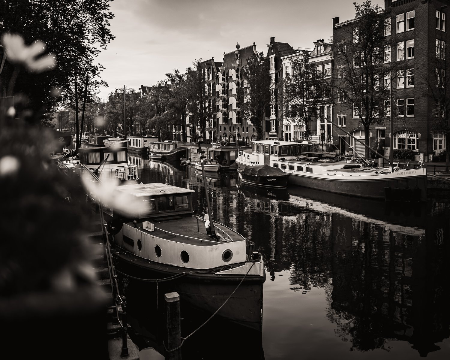 Image of Sunset on the Brouwersgracht