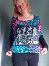 Image 2 of "SKELETON DANCE" batwing top