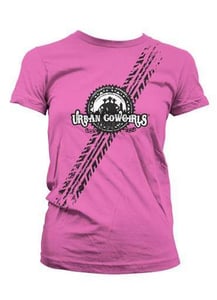 Image of HOT PINK TREAD TEE