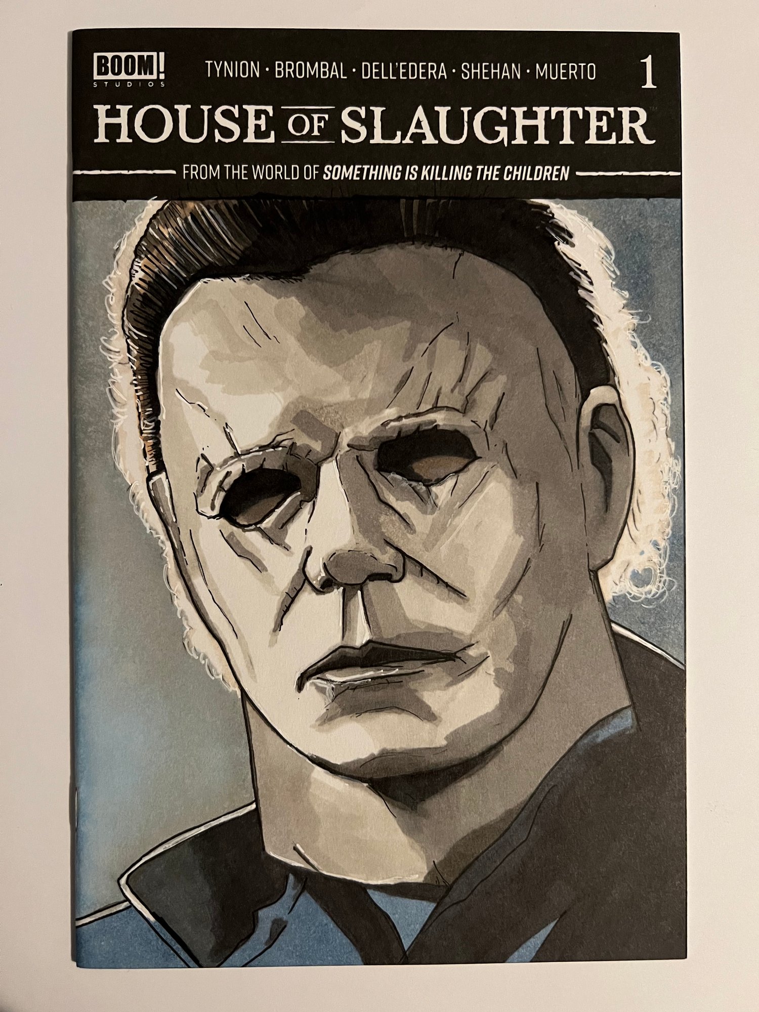 Michael Myers Halloween Hand Drawn Sketch Cover Comic Book Art