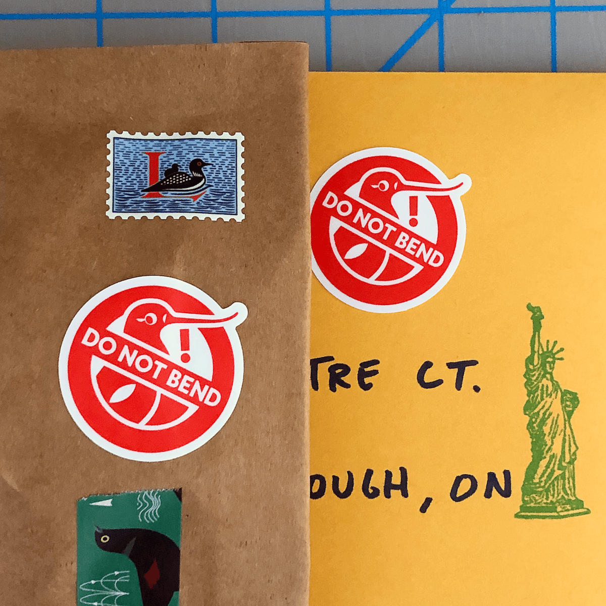 Image of Do Not Bend! Stickers (Roll of 50)