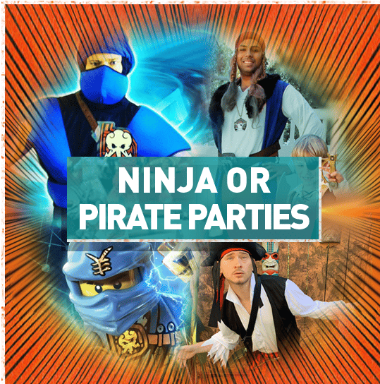 Image of Ninja or Pirate Parties - It's fun on the high seas Or master the ancient arts of Ninjitsu