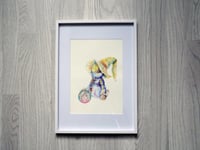 Image 1 of ORIGINAL PAINTING Vivi FFIX watercolour portrait