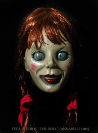 Image 2 of Annabelle The Conjuring Deluxe Latex Mask