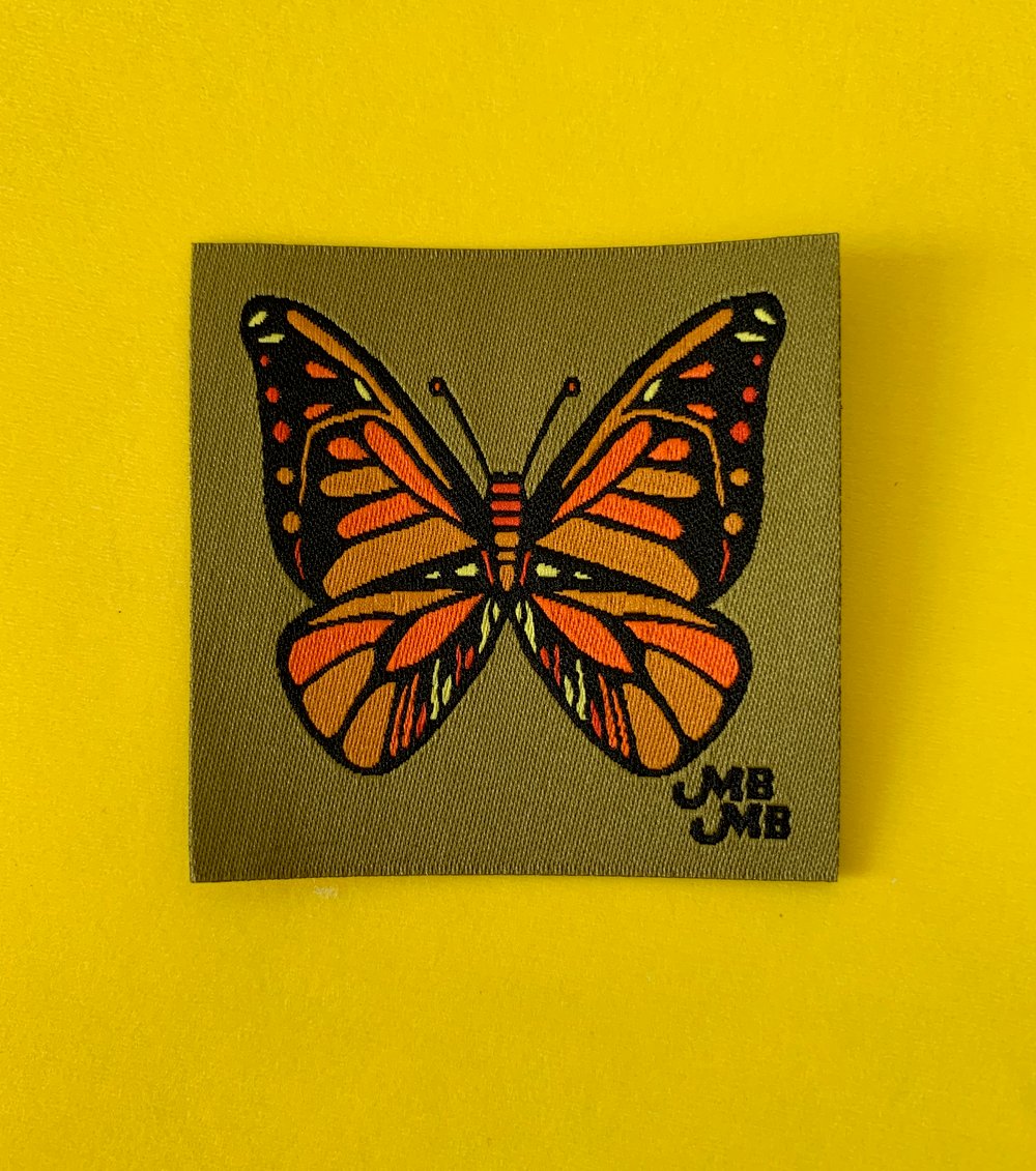 It's a Butterfly-Woven Iron on Patch