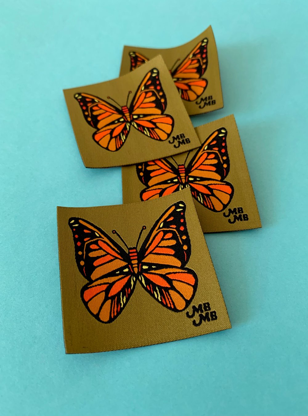 It's a Butterfly-Woven Iron on Patch