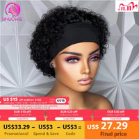water wave headband wig