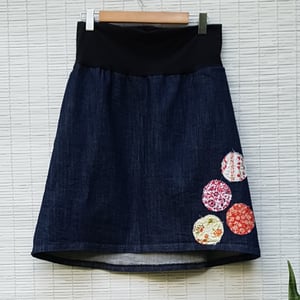 Image of Denim dot skirt