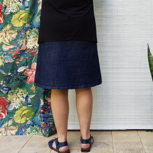 Image of Denim dot skirt