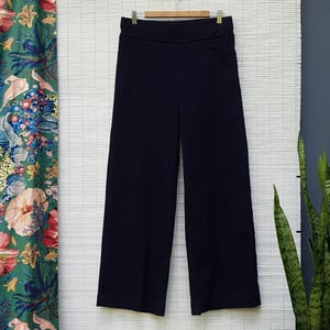 Image of Super stretch blue full length Linea pants