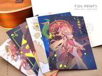 Image 1 of GENSHIN IMPACT | 4"X6"   11"X17" FOIL PRINTS