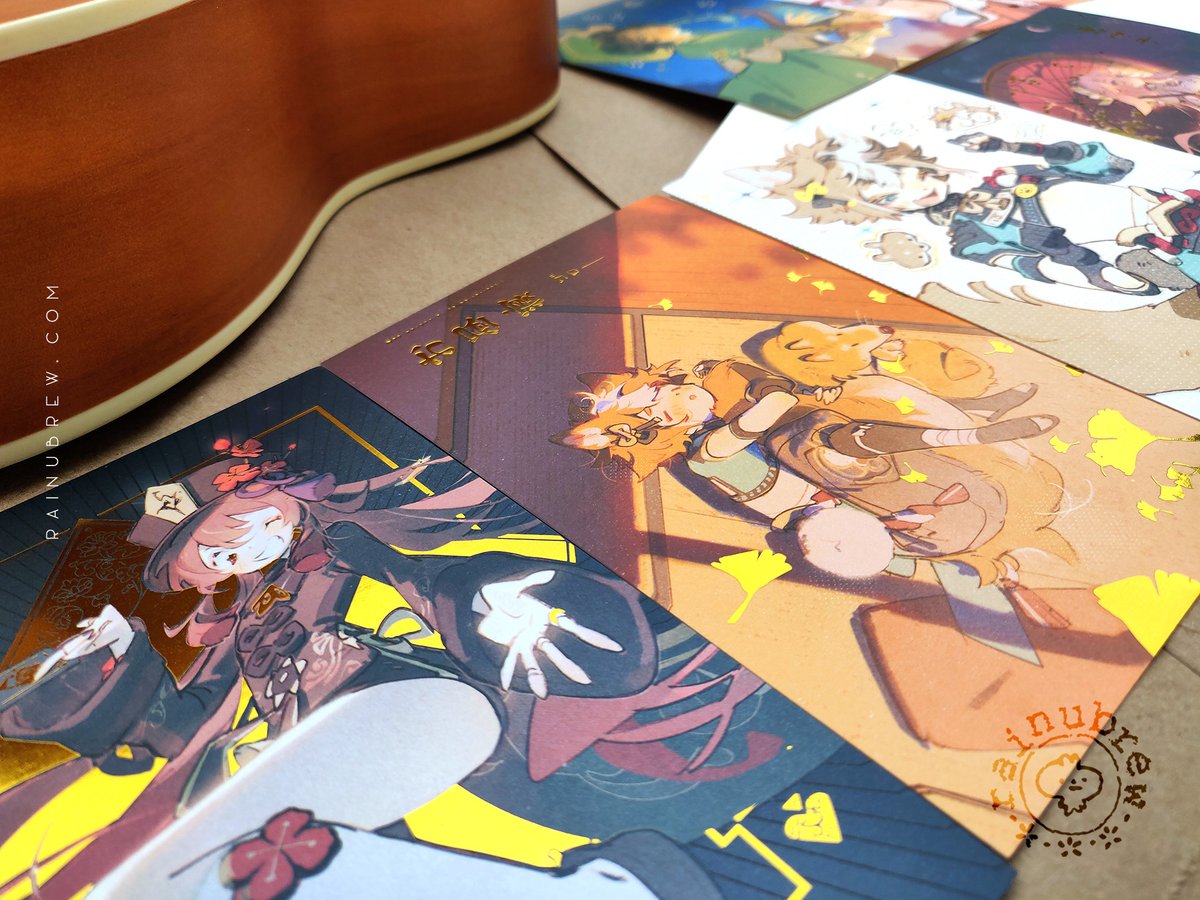 Image of GENSHIN IMPACT | 4"X6"   11"X17" FOIL PRINTS