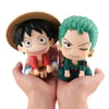 7CM One Piece Luffy And Zoro Cute Action Figure