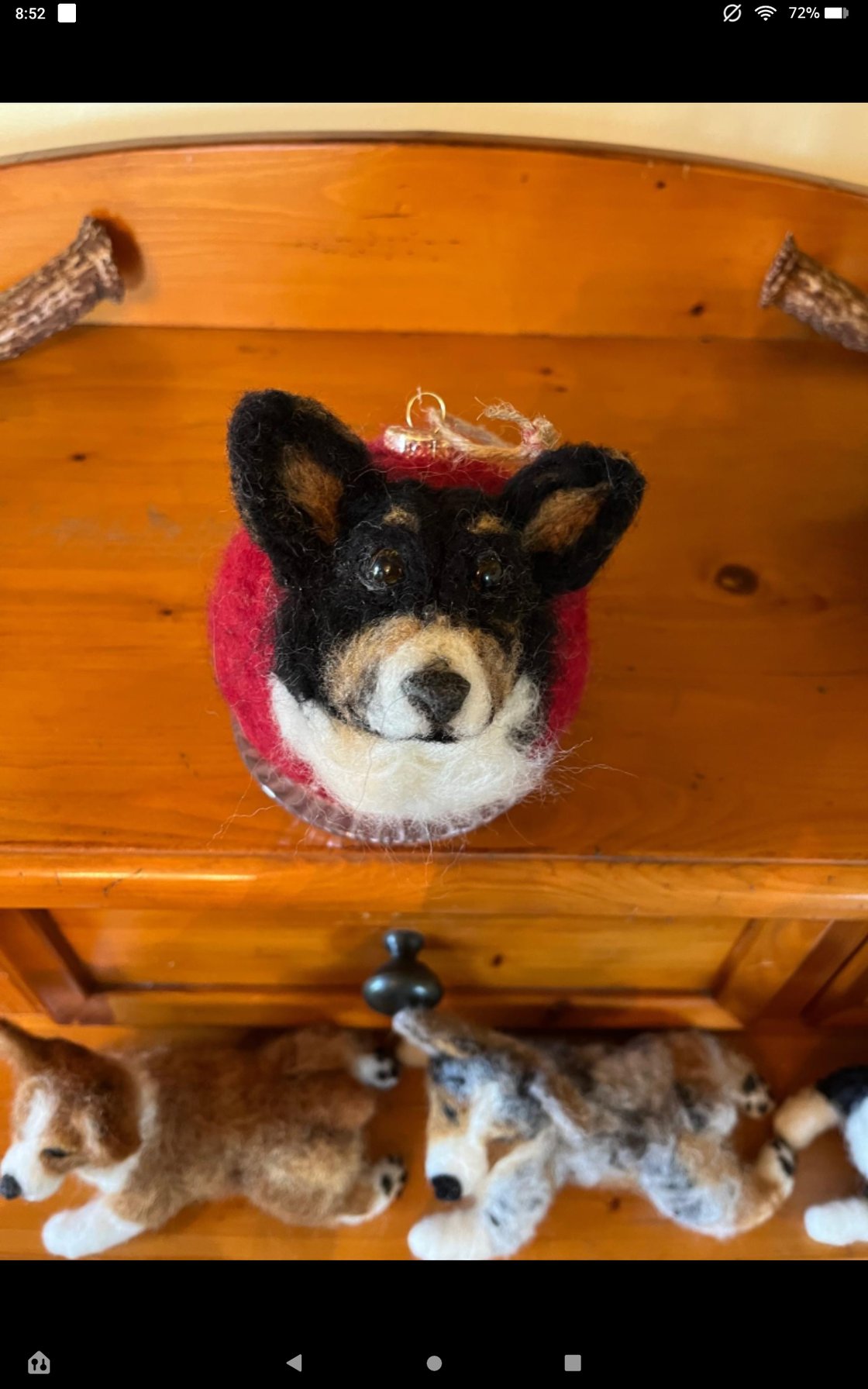Image of Corgi Ornament ball