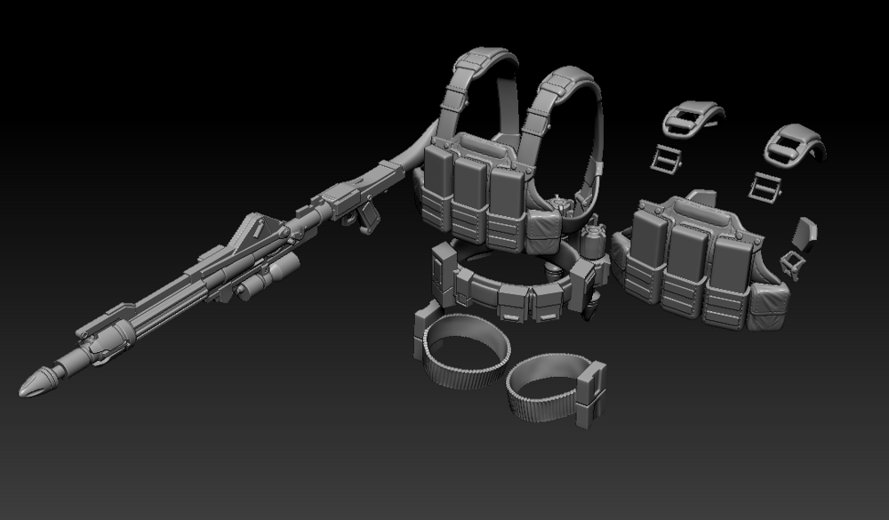 Image of Missile Launcher Accessories by Skylu3D