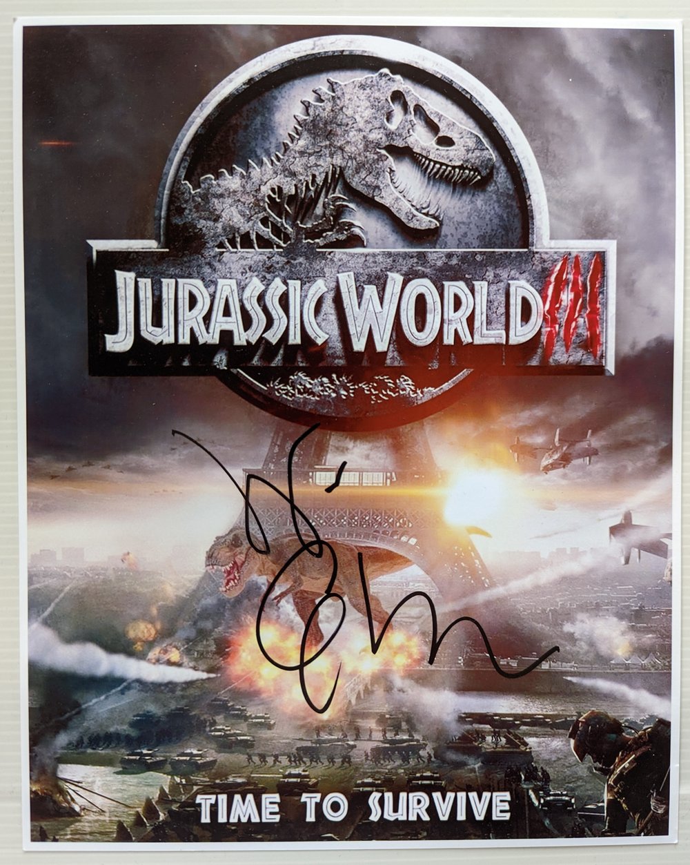 Jeff Goldblum Jurassic World Signed Photo