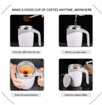 automatic magnetic stirring mug 