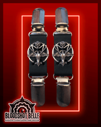 Image 1 of Baphomet sigil garters - slim
