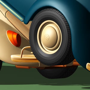 Image of VW Beetle Art Print