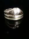 VICTORIAN 18CT OLD CUT DIAMOND  SNAKE RING 6.1G RING SIZE M 1/2