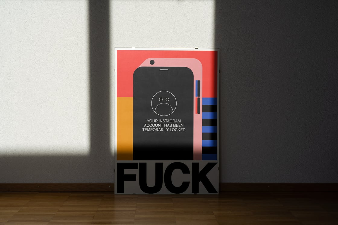 Image of FUCK #003 Poster by Marco Oggian