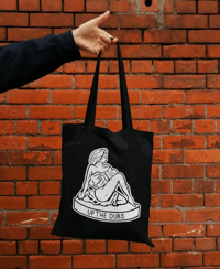 Image 1 of Lady on the Rock Tote Bag