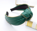 2 FOR $30! Vintage Faux Leather Zipper Headband | Women's Hair Accessories
