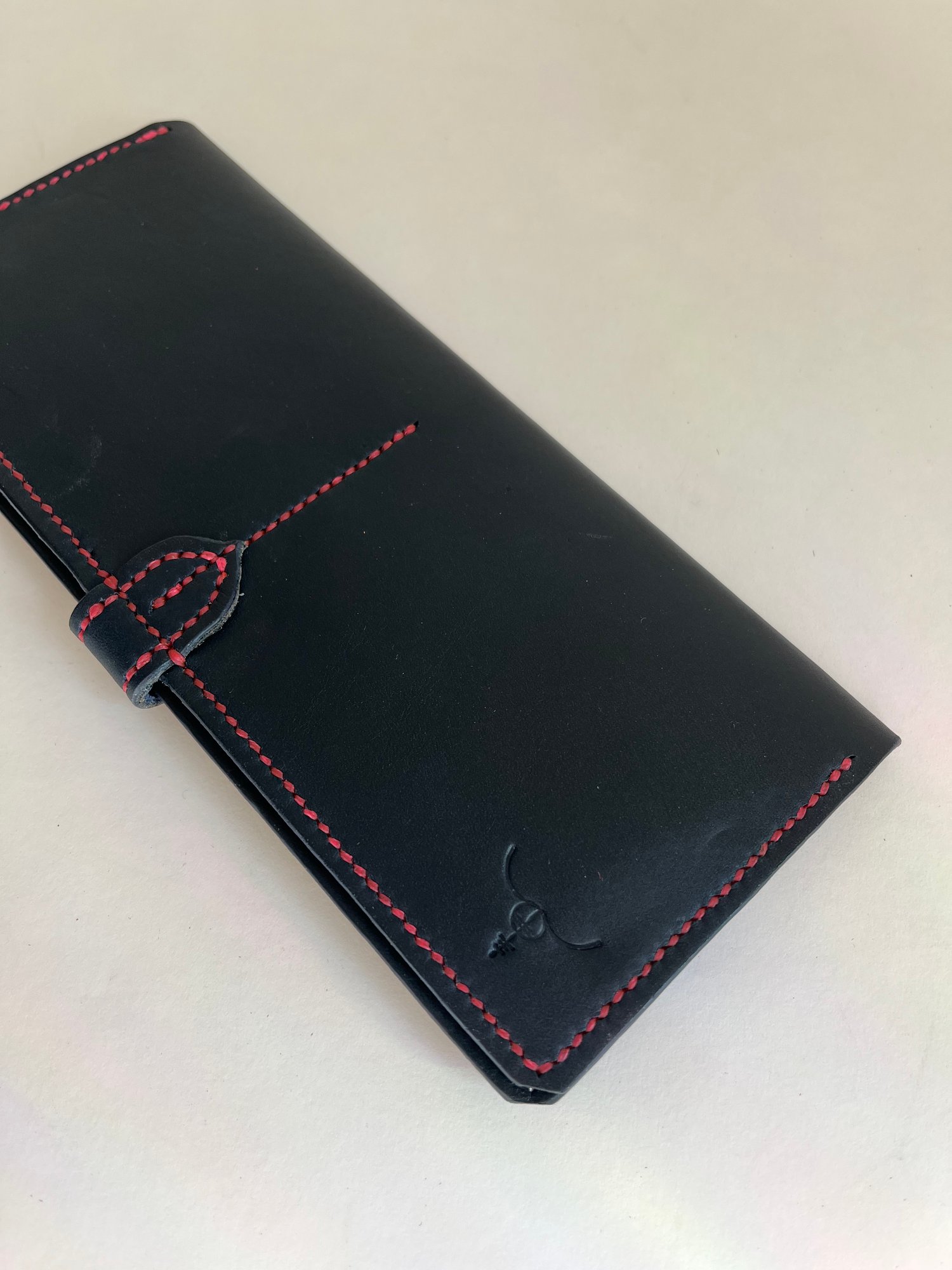 Image of Navy Wickett & Craig Long Wallet 