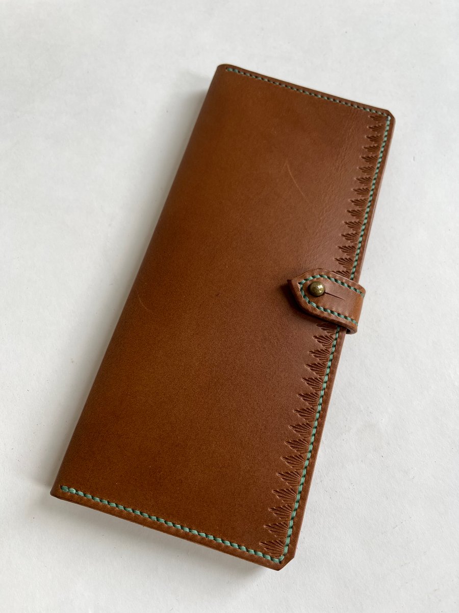 Image of Teak Italian Long Wallet 